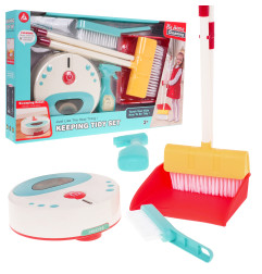 Cleaning kit with vacuum cleaner