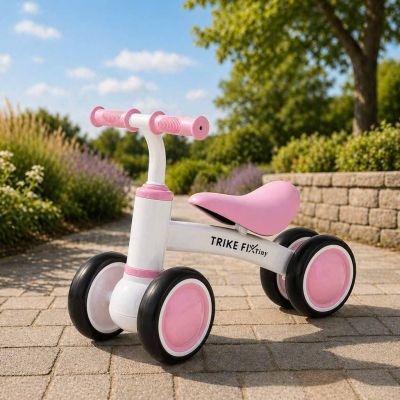 Trike Fix Tiny V2 pirmasis balansinis dviratis rožinės spalvos