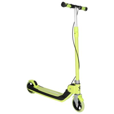 TRIKE FIX dviejų ratų LED sulankstomas paspirtukas su dvigubais stabdžiais neoninės žalios spalvos - 3