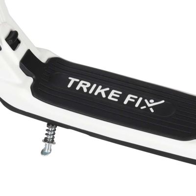 TRIKE FIX vaikiškas dviejų ratų LED sulankstomas paspirtukas su dvigubais stabdžiais juodas