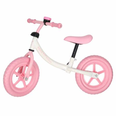 Trike Fix balansinis dviratis su varpeliu rožinės spalvos