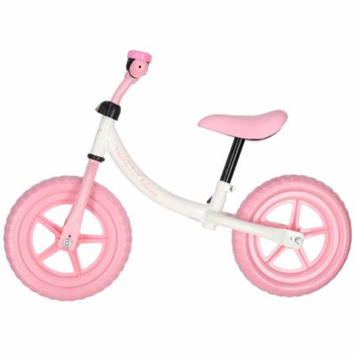 Trike Fix balansinis dviratis su varpeliu rožinės spalvos