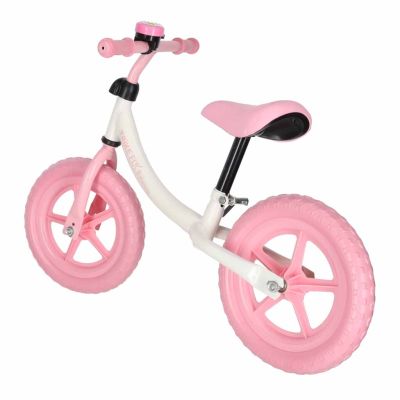 Trike Fix balansinis dviratis su varpeliu rožinės spalvos