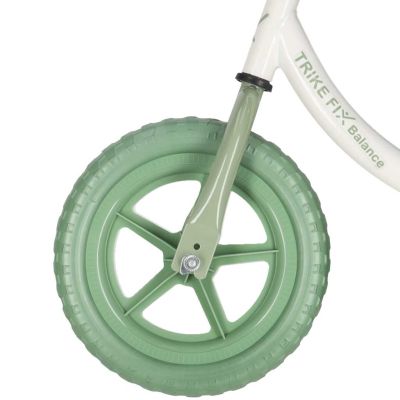 Trike Fix Balasinis krosinis dviratis su žaliu varpeliu