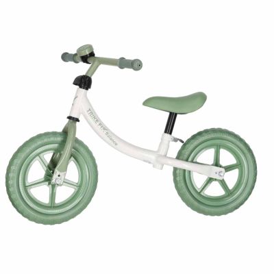 Trike Fix Balasinis krosinis dviratis su žaliu varpeliu