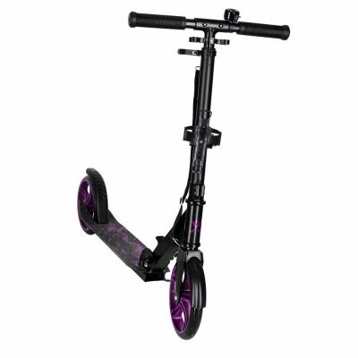 Trike Fix miesto motoroleris sulankstomas 200 mm ratai juodai violetinės spalvos