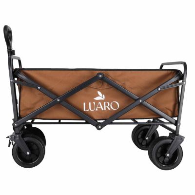 LUARO paplūdimio sulankstomas vežimėlis su stalu 2in1