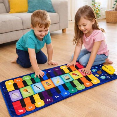 Interaktyvus Šokių kilimėlis vaikams 8 instrumentai 10 melodijų