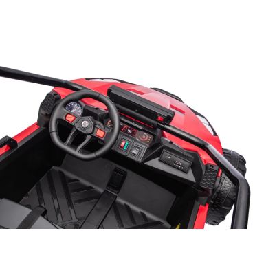 Vaikiškas elektrinis bagis TURBO 23 Raudonas