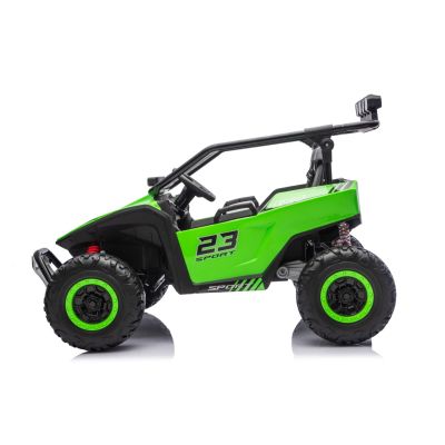 Vaikiškas elektrinis bagis TURBO 23, Žalias