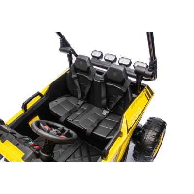 Vaikiškas elektrinis bagis TURBO 23, Geltonas