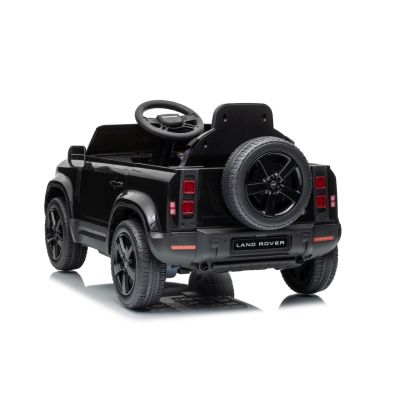 Vaikiškas elektromobilis Land Rover Defender, Juodas