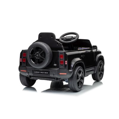 Vaikiškas elektromobilis Land Rover Defender, Juodas