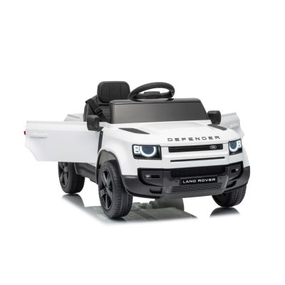 Vaikiškas elektromobilis Land Rover Defender, Baltas