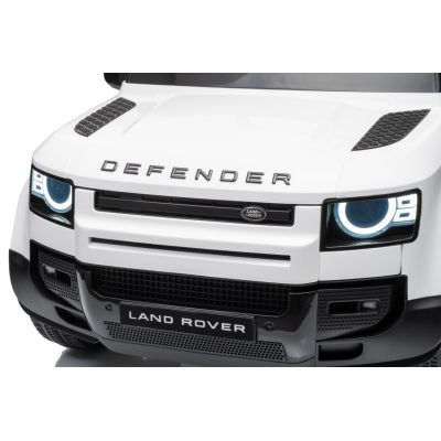 Vaikiškas elektromobilis Land Rover Defender, Baltas