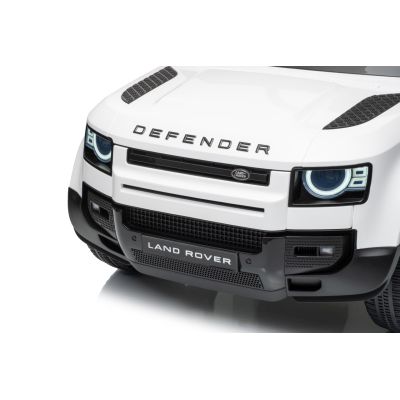 Vaikiškas elektromobilis Land Rover Defender, Baltas