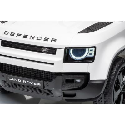 Vaikiškas elektromobilis Land Rover Defender, Baltas
