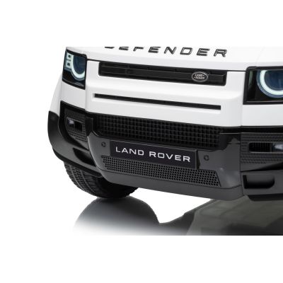 Vaikiškas elektromobilis Land Rover Defender, Baltas
