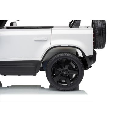 Vaikiškas elektromobilis Land Rover Defender, Baltas
