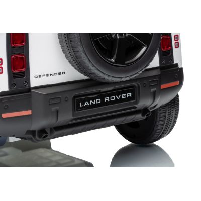 Vaikiškas elektromobilis Land Rover Defender, Baltas