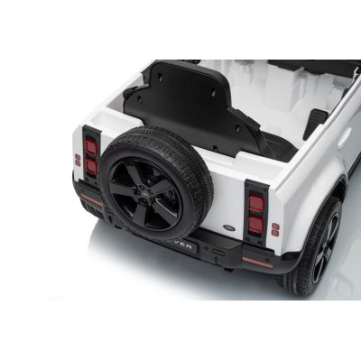 Vaikiškas elektromobilis Land Rover Defender, Baltas