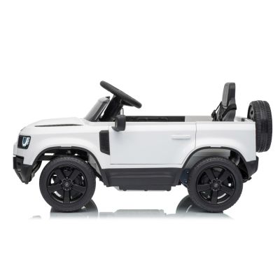Vaikiškas elektromobilis Land Rover Defender, Baltas