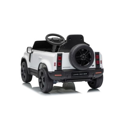 Vaikiškas elektromobilis Land Rover Defender, Baltas