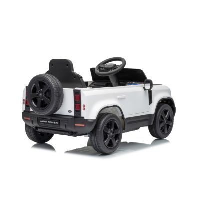Vaikiškas elektromobilis Land Rover Defender, Baltas