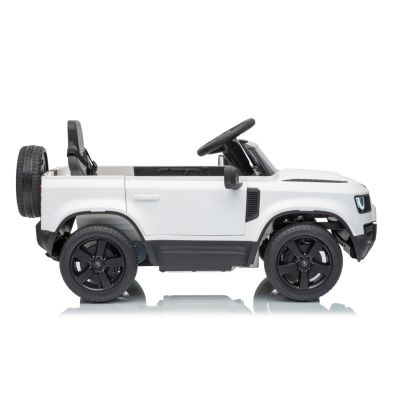 Vaikiškas elektromobilis Land Rover Defender, Baltas