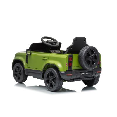 Vaikiškas elektromobilis Land Rover Defender, Žalias