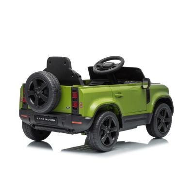 Vaikiškas elektromobilis Land Rover Defender, Žalias