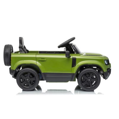 Vaikiškas elektromobilis Land Rover Defender, Žalias