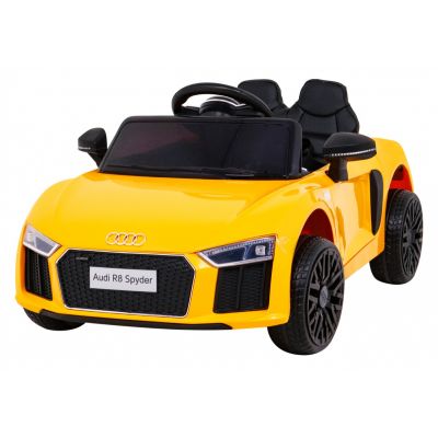 Vaikiškas Elektromobilis Audi R8, Geltonas