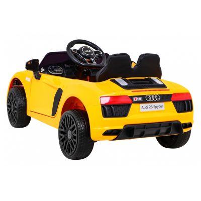 Vaikiškas Elektromobilis Audi R8, Geltonas