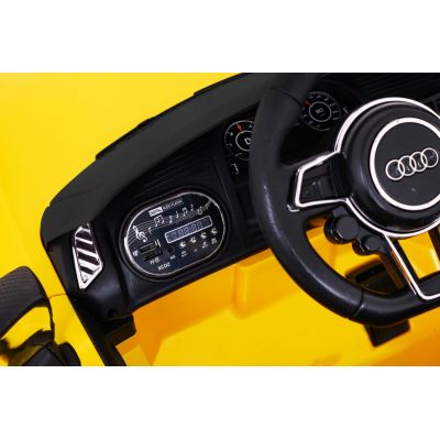 Vaikiškas Elektromobilis Audi R8, Geltonas