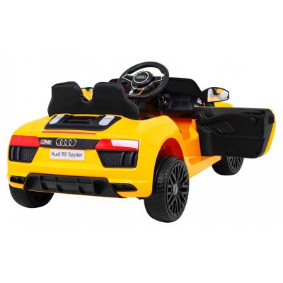 Vaikiškas Elektromobilis Audi R8, Geltonas