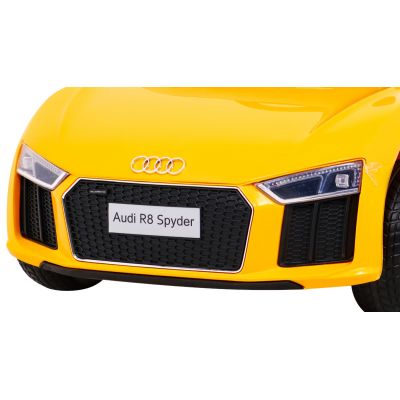 Vaikiškas Elektromobilis Audi R8, Geltonas