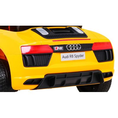 Vaikiškas Elektromobilis Audi R8, Geltonas