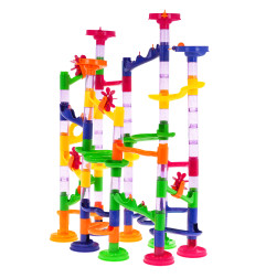 Konstruktorius su kamuoliukų trasa (105vnt.)