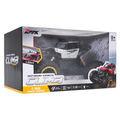 RC valdomas visureigis 1:18 CLIMB POWER sidabrinis - 10