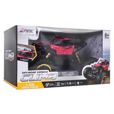RC valdomas visureigis 1:18 „CLIMB POWER“ raudonas - 7
