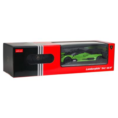 R/C automobilis 1:24 Lamborghini SC63 Green RASTAR - 6