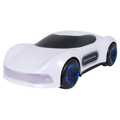 RC valdomas Automobilis su dūmų funkcija Baltas