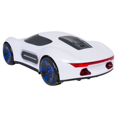 RC valdomas Automobilis su dūmų funkcija Baltas