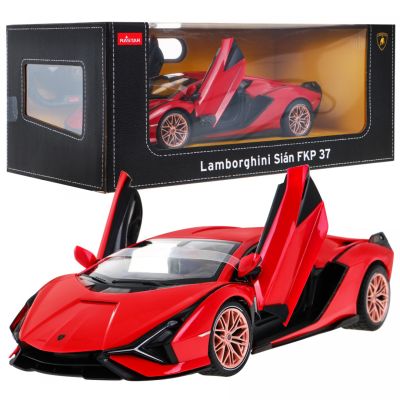 RC valdomas automobilis „Lamborghini Sian“ raudonas RASTAR