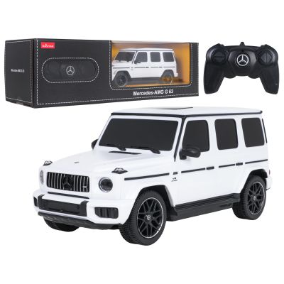 R/C valdomas automobilis 1:24 „Mercedes AMG G63“ baltas „RASTAR“