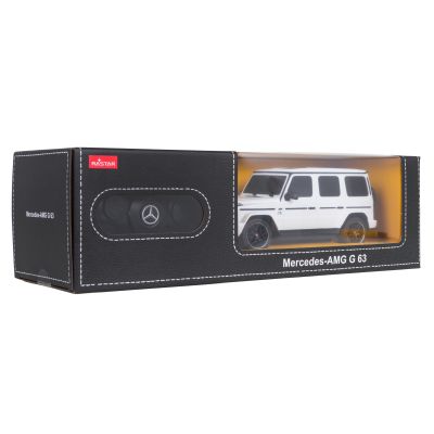 R/C valdomas automobilis 1:24 „Mercedes AMG G63“ baltas „RASTAR“