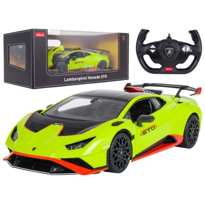 RC valdomas automobilis 1:14 „Lamborghini Huracan STO“ žalias „RASTAR“