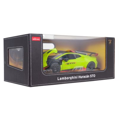 RC valdomas automobilis 1:14 „Lamborghini Huracan STO“ žalias „RASTAR“