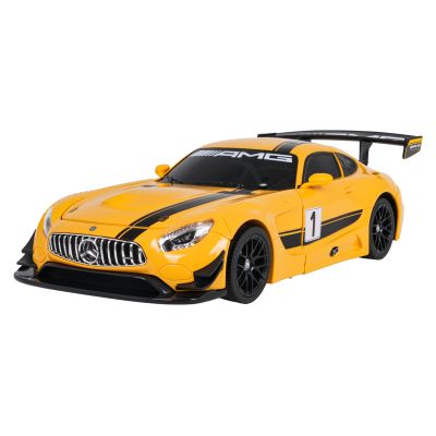 RC valdomas Automobilis robotas 1:14, „Mercedes-AMG GT3“ geltonas „RASTAR“ - 8